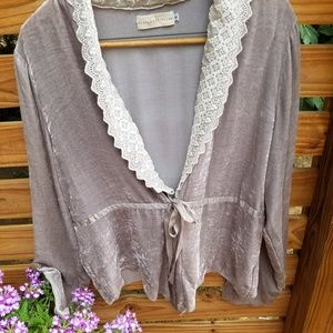 Johhny Was 4 Love and Liberty Velvet Jacket